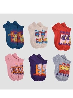 ⭐️ Disney Kids No-Show Socks - Blue, Red, Pink, Purple, Gray, Cream Size S/M